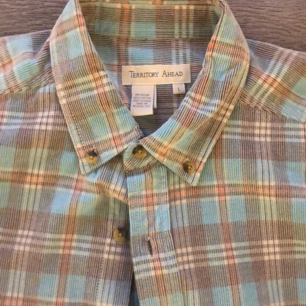 Men’s LS Soft Cord Button Down